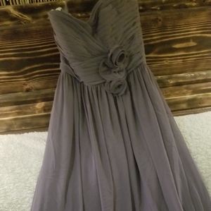 Bari jay bridesmaid prom, strapless dress